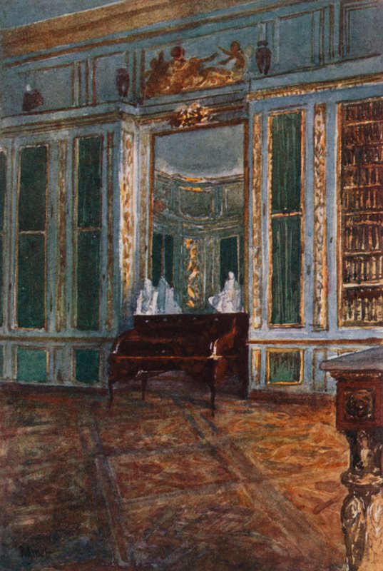 Ludvig XV:s bibliotek, Versailles av Rene Binet