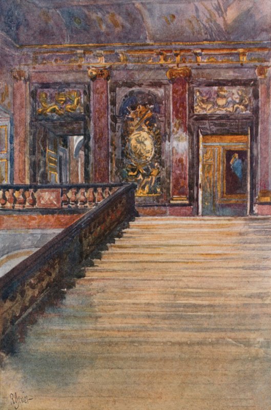 Marmortrappa, Versailles av Rene Binet