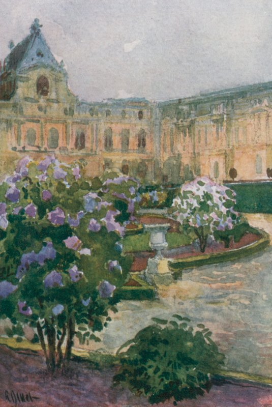 Norra Parterre och kapell, Versailles av Rene Binet