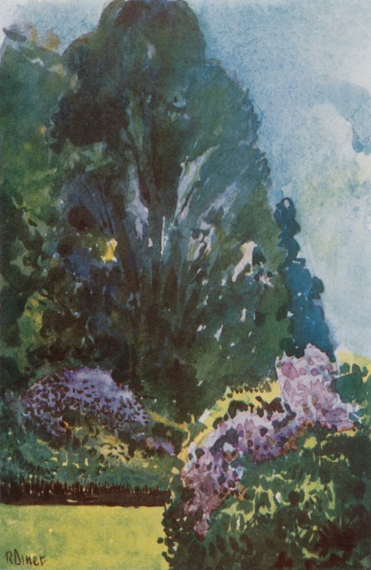 Petit Trianon, blomsterträdgård, Versailles av Rene Binet