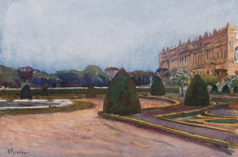 Södra Parterre, Versailles av Rene Binet