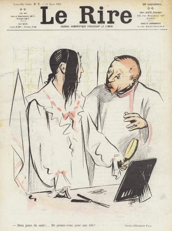 Illustration för Le Rire av Rene George Hermann Paul