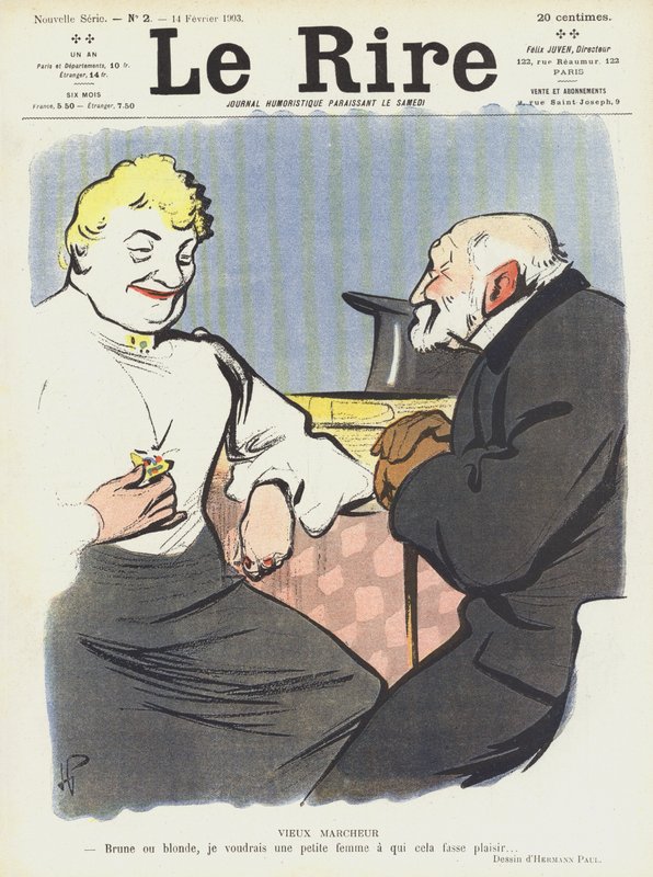 Illustration för Le Rire av Rene George Hermann Paul