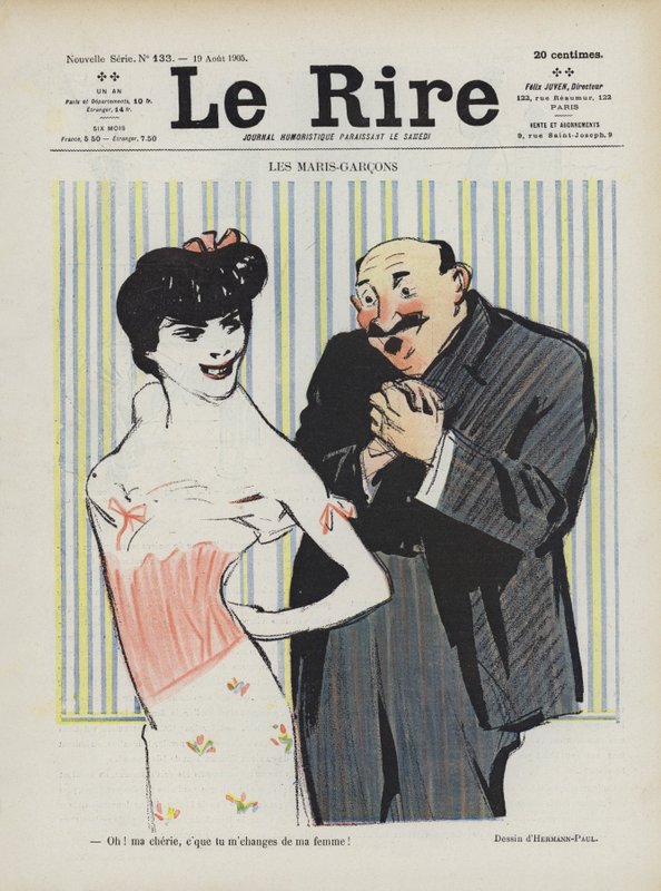 Illustration för Le Rire av Rene George Hermann Paul