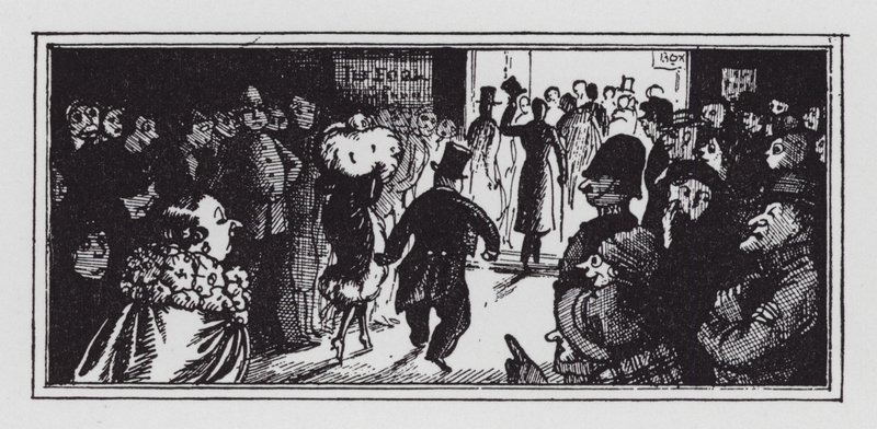 Första nätterna (litho) av Rex (after) Whistler