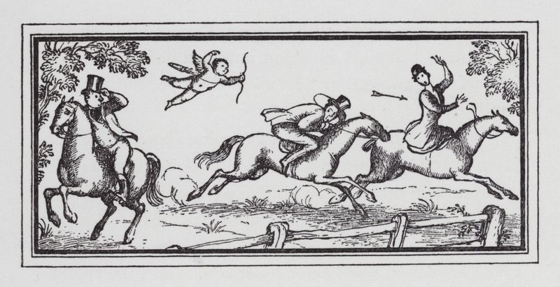 Rävjakt (litho) av Rex (after) Whistler