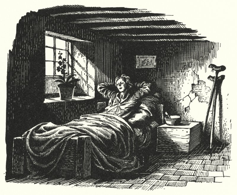HC Andersen: Ängeln (litho) av Rex (after) Whistler