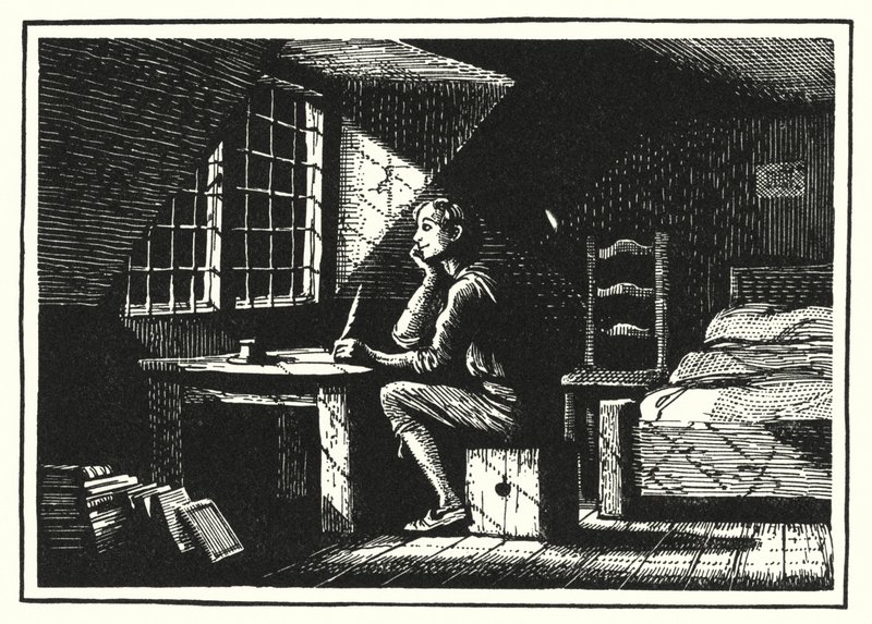 Hans Christian Andersen: Goblin And The Huckster (litho) av Rex (after) Whistler
