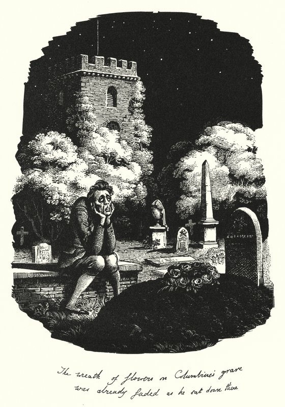 Hans Christian Andersen: Vad månen såg (lito) av Rex (after) Whistler