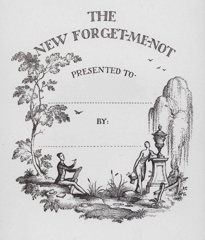 The New Forget-Me-Not … Presenterat för … Av (litho) av Rex (after) Whistler