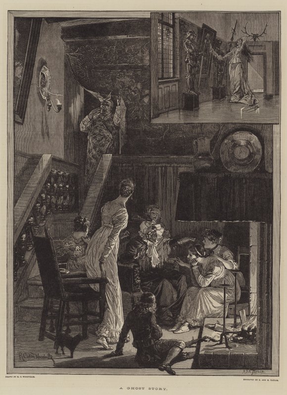 En spökhistoria av Richard Caton Woodville junior
