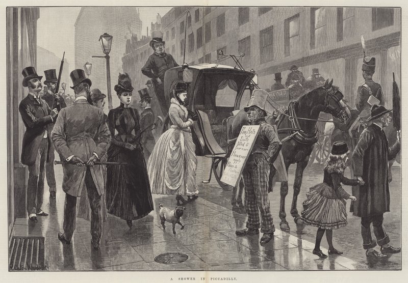 En dusch i Piccadilly av Richard Caton Woodville junior