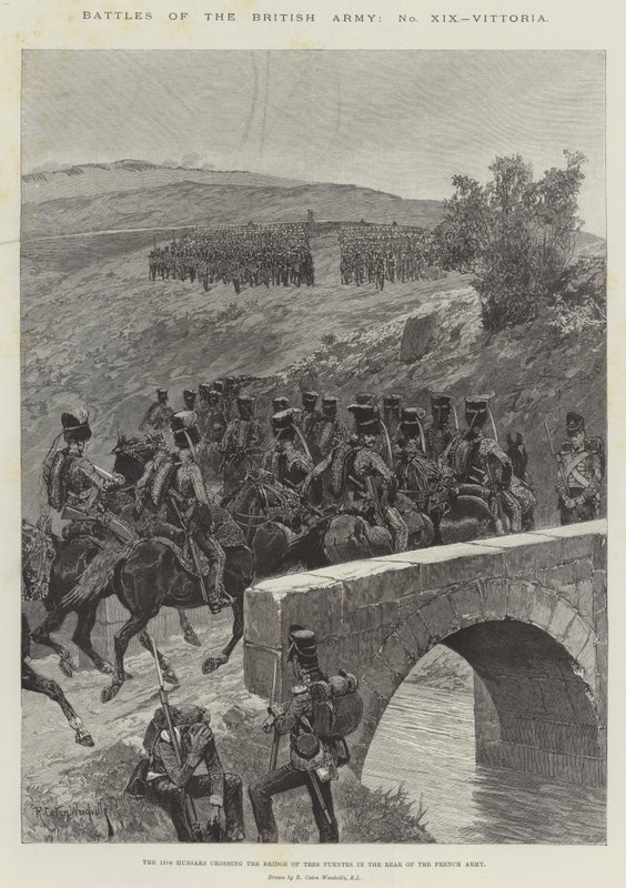 Den brittiska arméns strider, Vittoria av Richard Caton Woodville junior