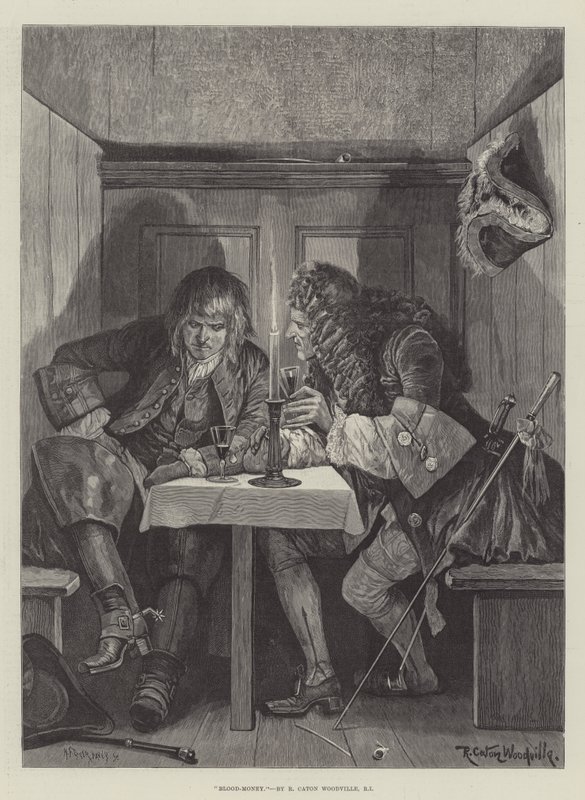 Blodpengar av Richard Caton Woodville junior