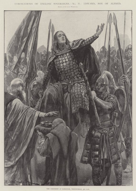 Kröningar av engelska suveräner, Edward, son till Alfred av Richard Caton Woodville junior