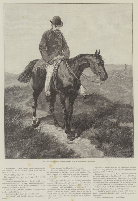 Cynic Fortune, en berättelse om en man med samvete, av David Christie Murray av Richard Caton Woodville junior
