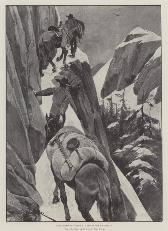 Från Euston till Klondike, en resa till Sophie Mountain av Richard Caton Woodville junior
