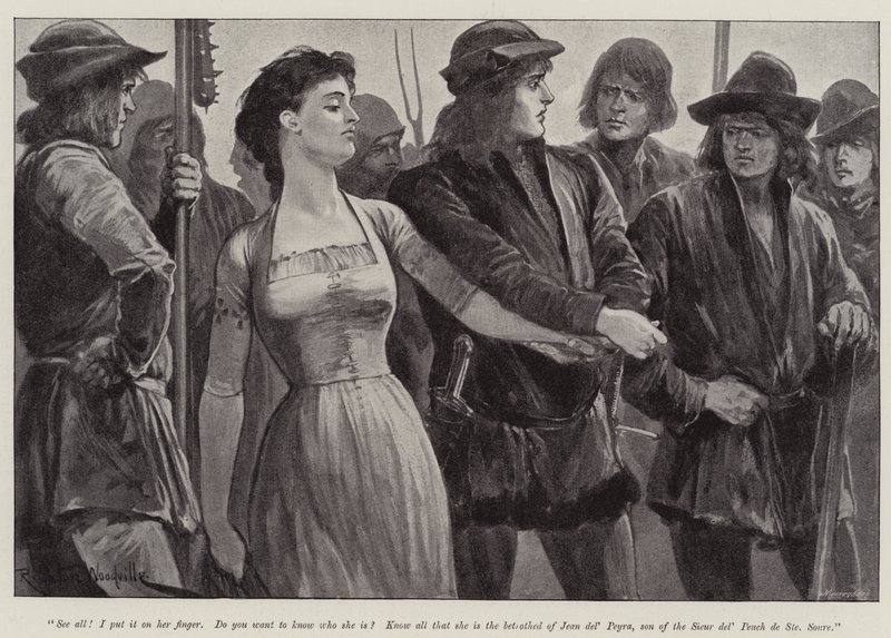 Illustration för Noemi, av S Baring Gould av Richard Caton Woodville junior