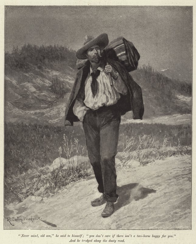 Illustration för The Courage of Pauline Camacho, av Morley Roberts av Richard Caton Woodville junior