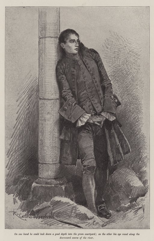 Illustration för The Great North Road, av Robert Louis Stevenson av Richard Caton Woodville junior