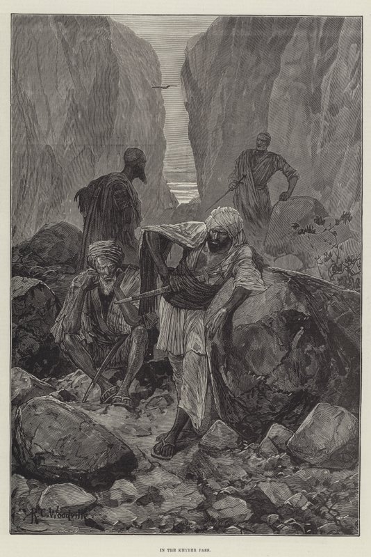 I Khyberpasset av Richard Caton Woodville junior