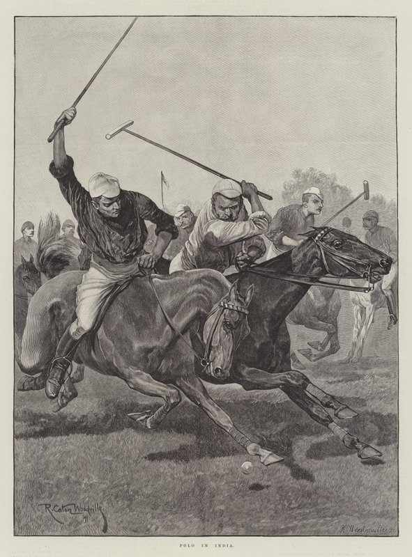 Polo i Indien av Richard Caton Woodville junior