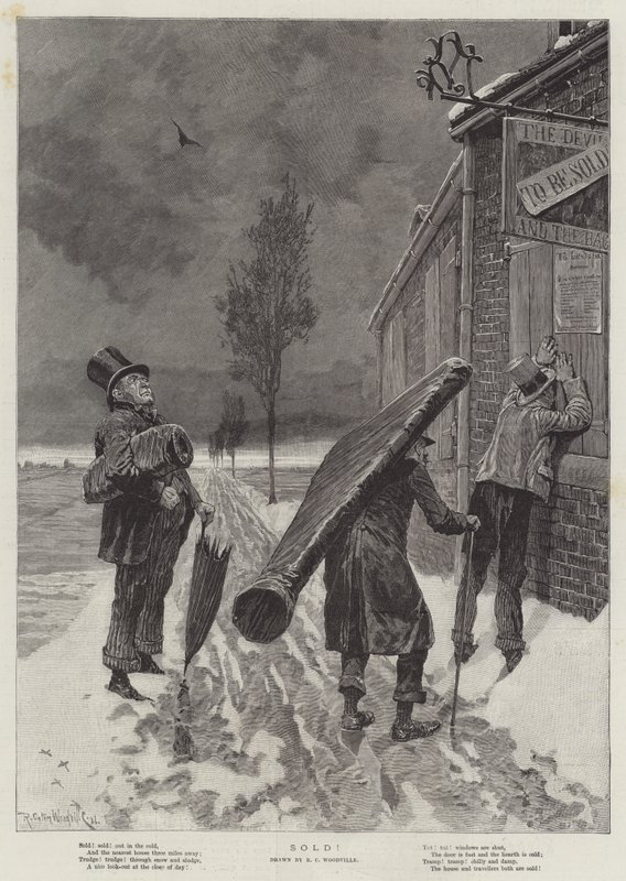 Såld! av Richard Caton Woodville junior