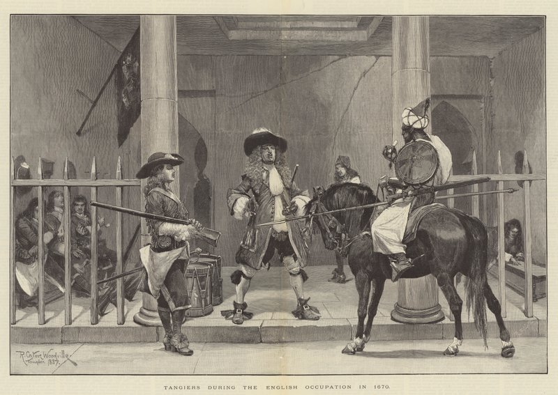 Tanger under den engelska ockupationen 1670 av Richard Caton Woodville junior