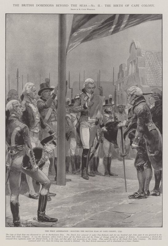 De brittiska dominionerna bortom haven, Kapkolonins födelse av Richard Caton Woodville junior