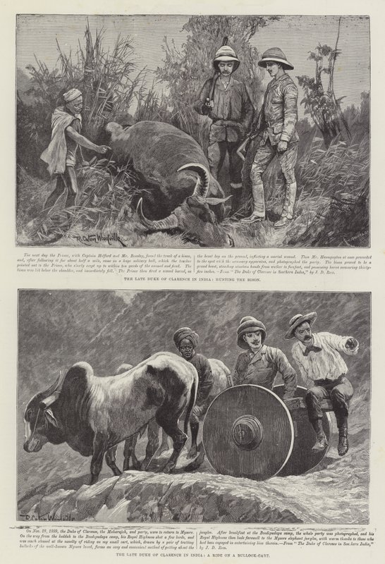 Hertigen av Clarence i Indien av Richard Caton Woodville junior