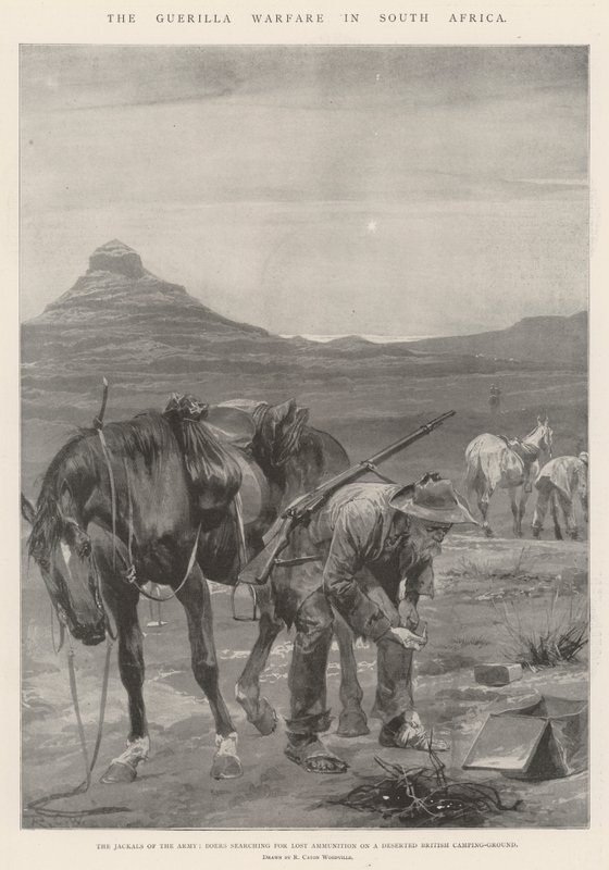 Gerillakriget i Sydafrika av Richard Caton Woodville junior