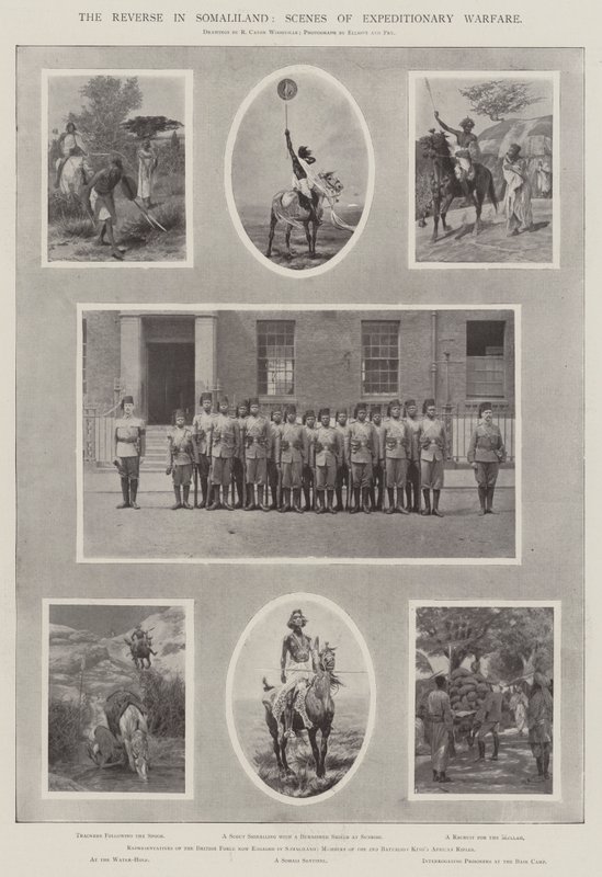 Omvändningen i Somaliland, scener från expeditionskriget av Richard Caton Woodville junior
