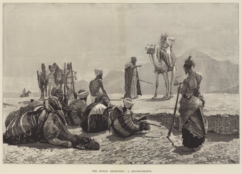 Soudan-expeditionen, en spaning av Richard Caton Woodville junior
