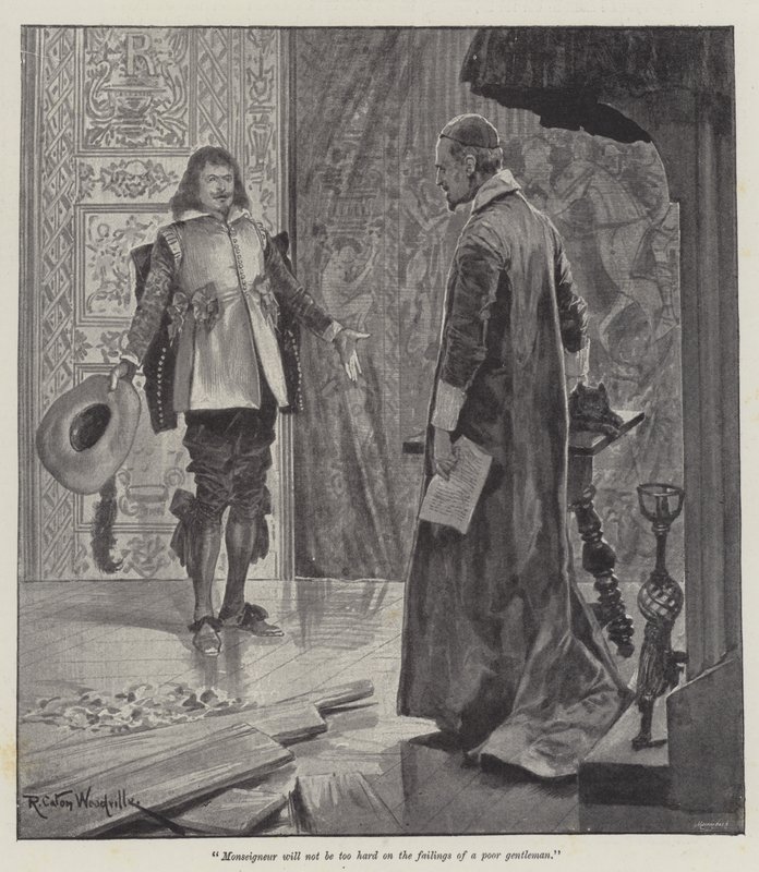 Under the Red Robe, af Stanley J Weyman swed av Richard Caton Woodville junior