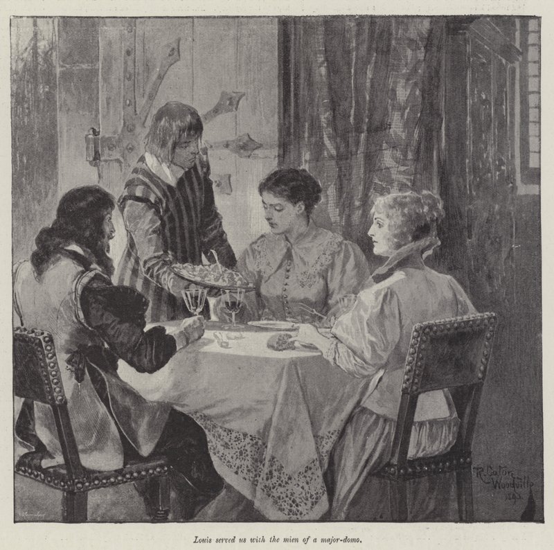 Under the Red Robe, av Stanley J Weyman av Richard Caton Woodville junior