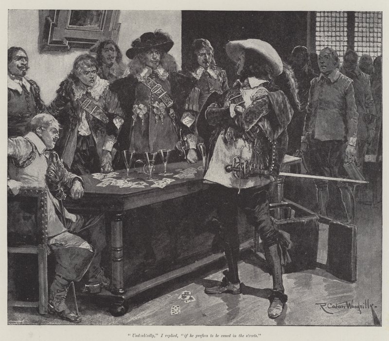 Under the Red Robe, av Stanley J Weyman av Richard Caton Woodville junior
