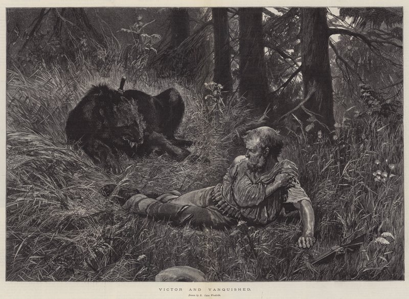 Victor och Vanquished av Richard Caton Woodville junior