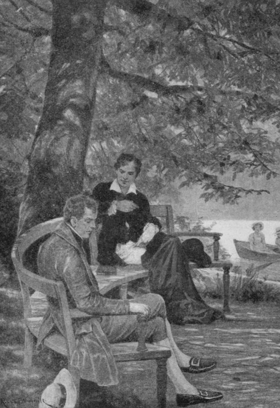 Det här var berömmelse, sa Lord Byron, när de hörde en av Tom Moores melodier sjungs från en båt av Richard Caton II Woodville