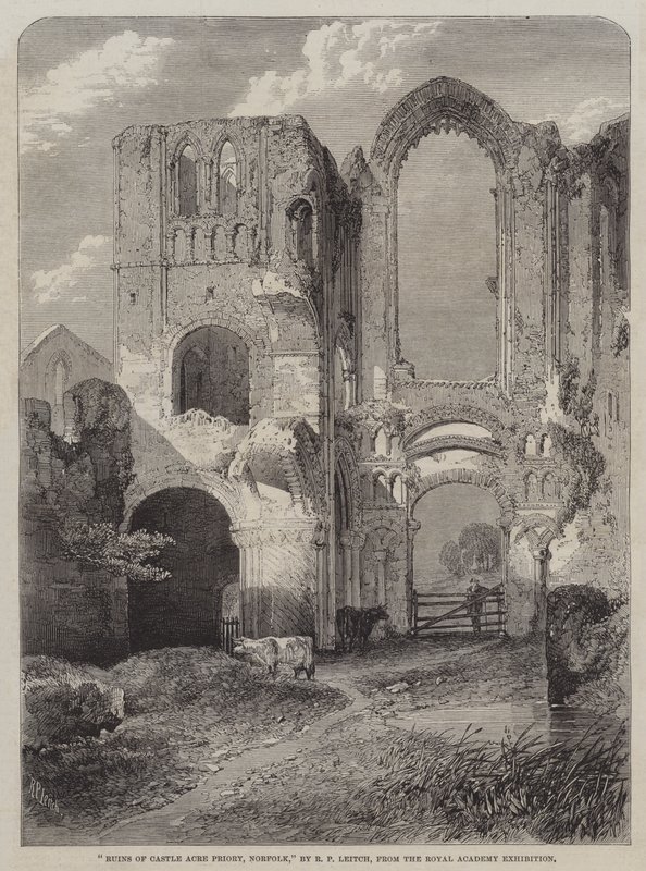 Ruinerna av Castle Acre Priory, Norfolk av Richard Principal Leitch