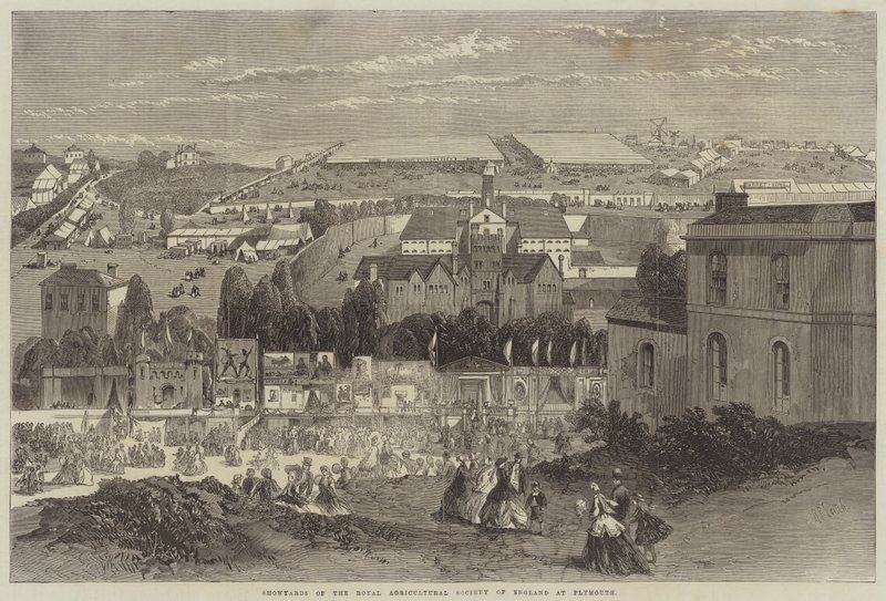 Showyards av Royal Agricultural Society of England i Plymouth av Richard Principal Leitch