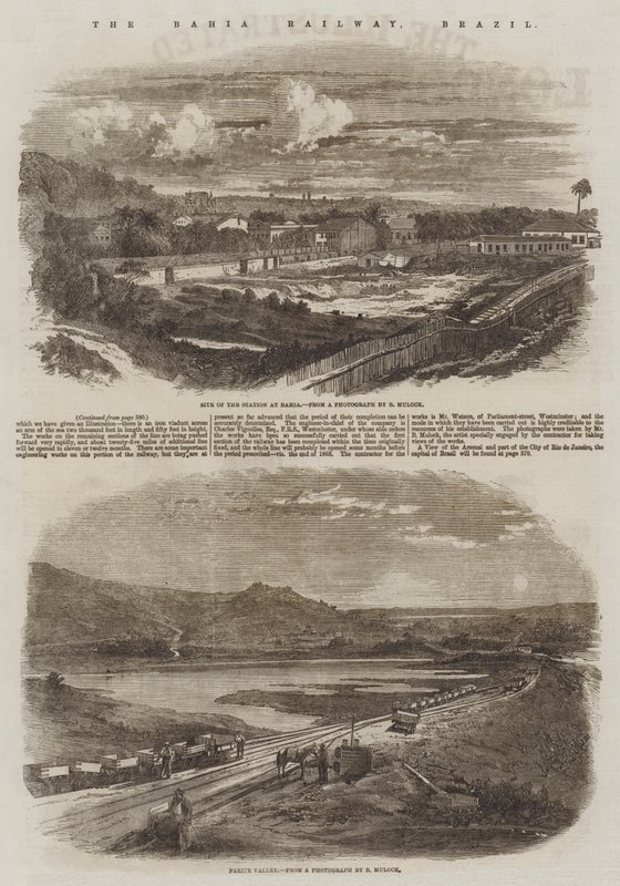 Bahia Railway, Brasilien av Richard Principal Leitch