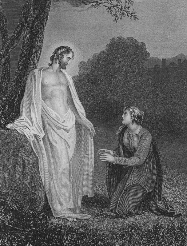 Kristus visar sig för Maria Magdalena av Richard after Westall