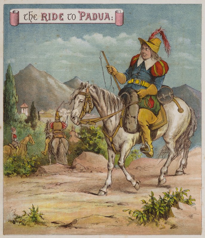 Illustration för The Taming Of The Shrew (chromolitho) av Richard Andre