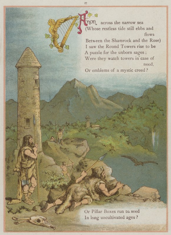Sida från Upstream av Richard Andre (färg litho) av Richard Andre