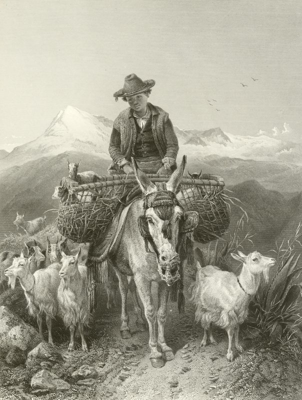 Getherden i Granada av Richard Ansdell