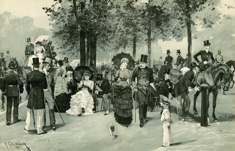 I raden, Hyde Park av Richard Caton Woodville