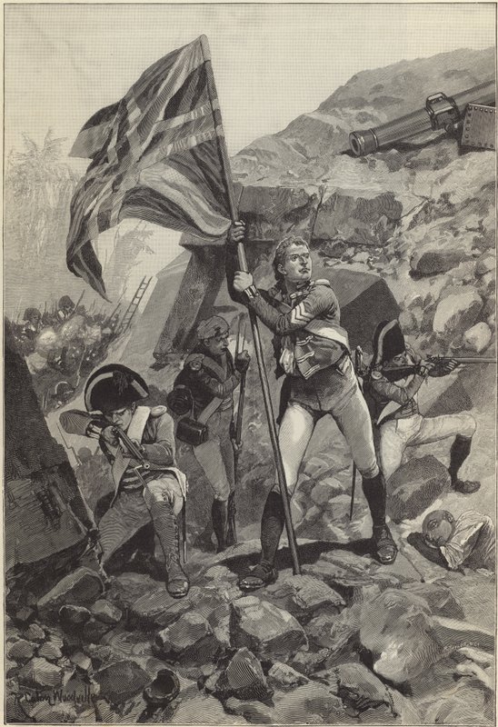 Striderna av den brittiska armén av Richard Caton Woodville junior