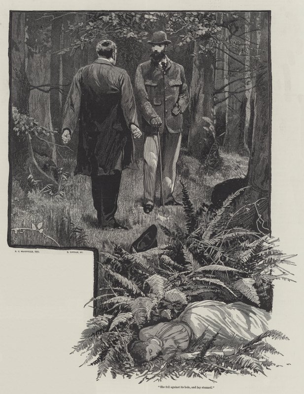 Eyres frikännande av Helen Mathers av Richard Caton Woodville junior