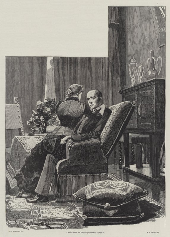 Eyres frikännande, av Helen Mathers av Richard Caton Woodville junior
