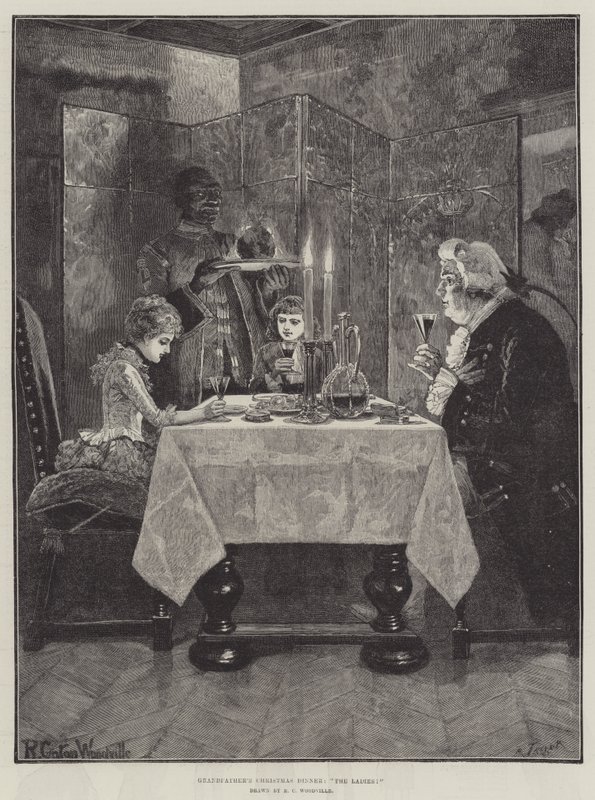 Farfars julmiddag, damerna! av Richard Caton Woodville junior